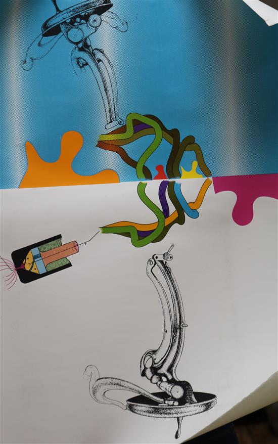 Deidre Carr, limited edition print, Broken Glass, 4/24 and Colin Lancelley, limited edition print, both unframed